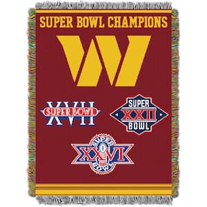 NFL Washington Commanders Commemorative Series 3x Champs Tapestry