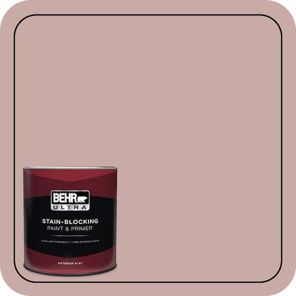 BEHR ULTRA 1 Qt. #700A-3 Pottery Clay Flat Exterior Paint & Primer