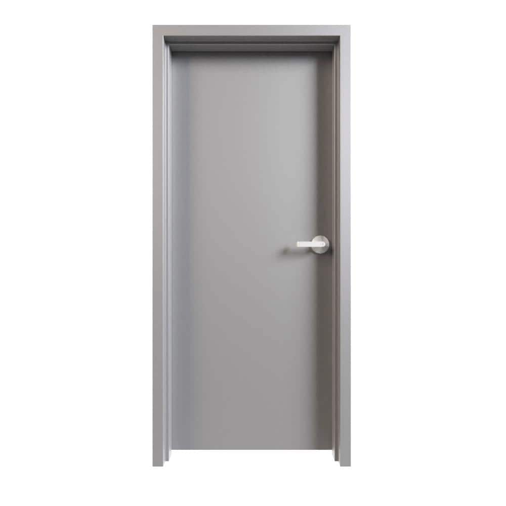 40 in. x 84 in. Left-Handed Gray Primed Steel Prehung Commercial Door Kit Cylindrical Lock and 180 Minute Fire Rating price history on PriceWatchPro