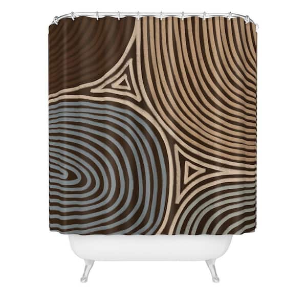 DenyDesigns. 71 in. x 74 in. Alisa Galitsyna Tribal Pattern Shower Curtain