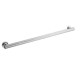 Purist 18 in. x 2.4375 in. Concealed ScrewGrab Bar in Polished Stainless