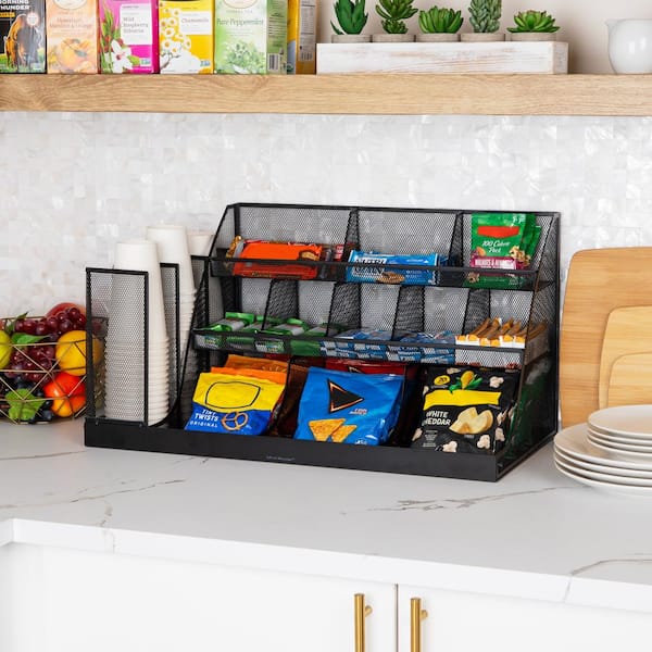 SNACK BOX PROS Breakroom Healthy Snacks Over The Door Organizer