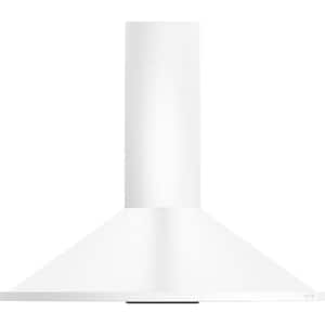 Savona 30 in. 600 CFM Convertible Wall Mount with LED Light Range Hood in White