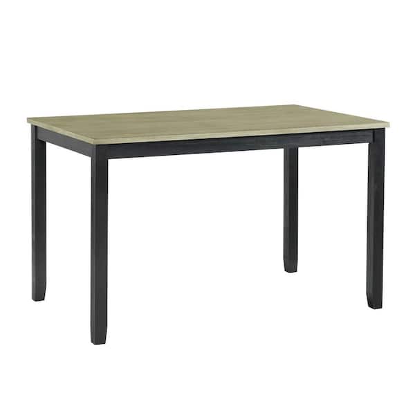 Reid 5-Piece Dark Walnut Polyster Dining Set