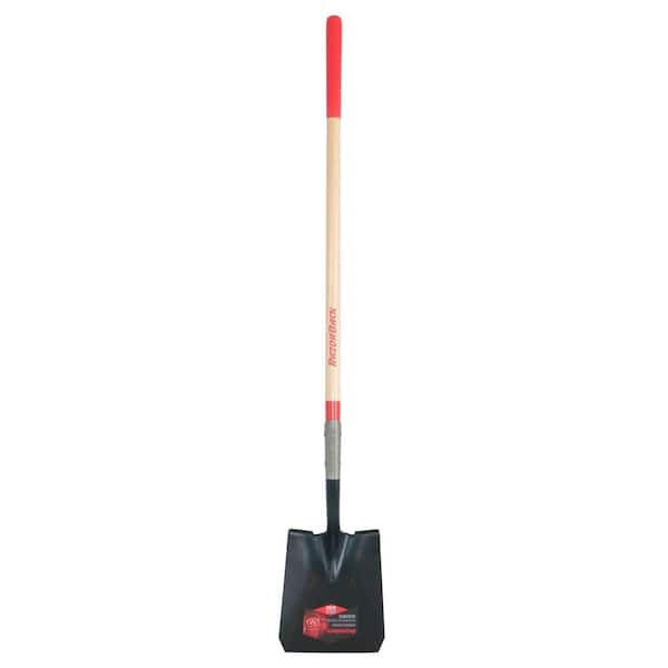 48 in. Wood Handle Square Point Shovel