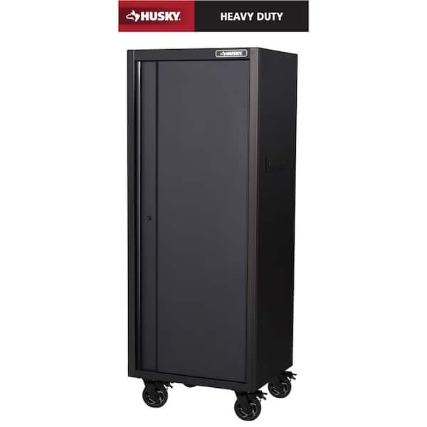 Husky Modular 20 in. W Standard Duty 3-Shelf Black Side Tool