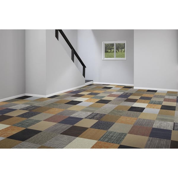 Interlocking - Carpet Tile - Carpet - The Home Depot