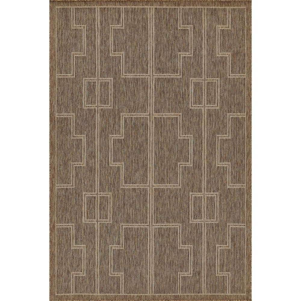 Hampton Natural 6 x 9 ft. Machine Made Geometric Polypropylene Rectangle Area Rug price history on PriceWatchPro