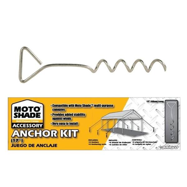 Moto Shade 12-Piece Anchoring Kit for Canopies