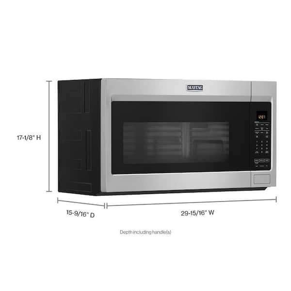 MMV4206FW  Maytag 2.0 cu. ft. Over the Range Microwave, 1100 Watts - White