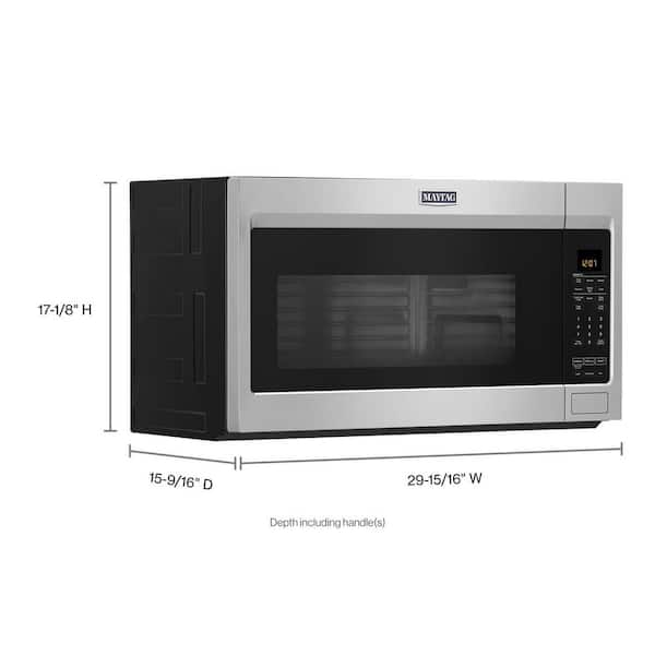 Maytag MMV6190FZ Over-the-range Microwave with Convection Mode - 1.9 Cu. ft. Stainless Steel