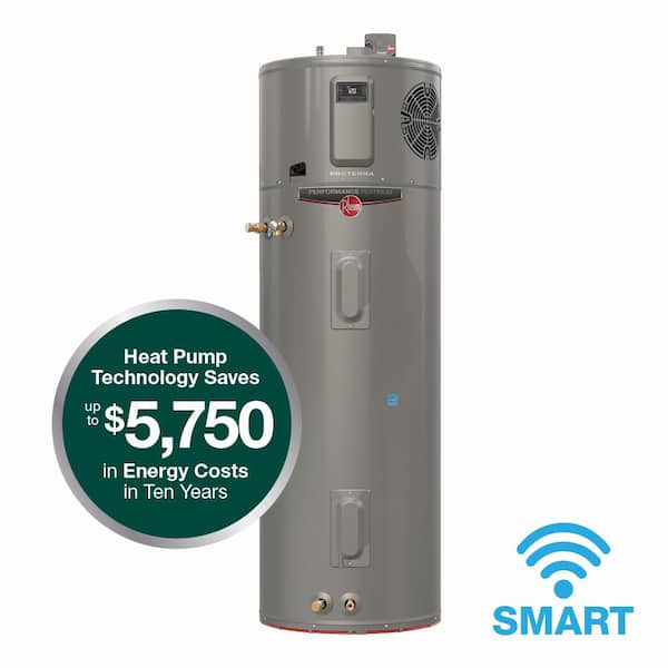 ProTerra 80 Gal. Smart High Efficiency Hybrid Heat Pump Water Heater w/ Leak Detection & Auto Shutoff - 10-Year Warranty