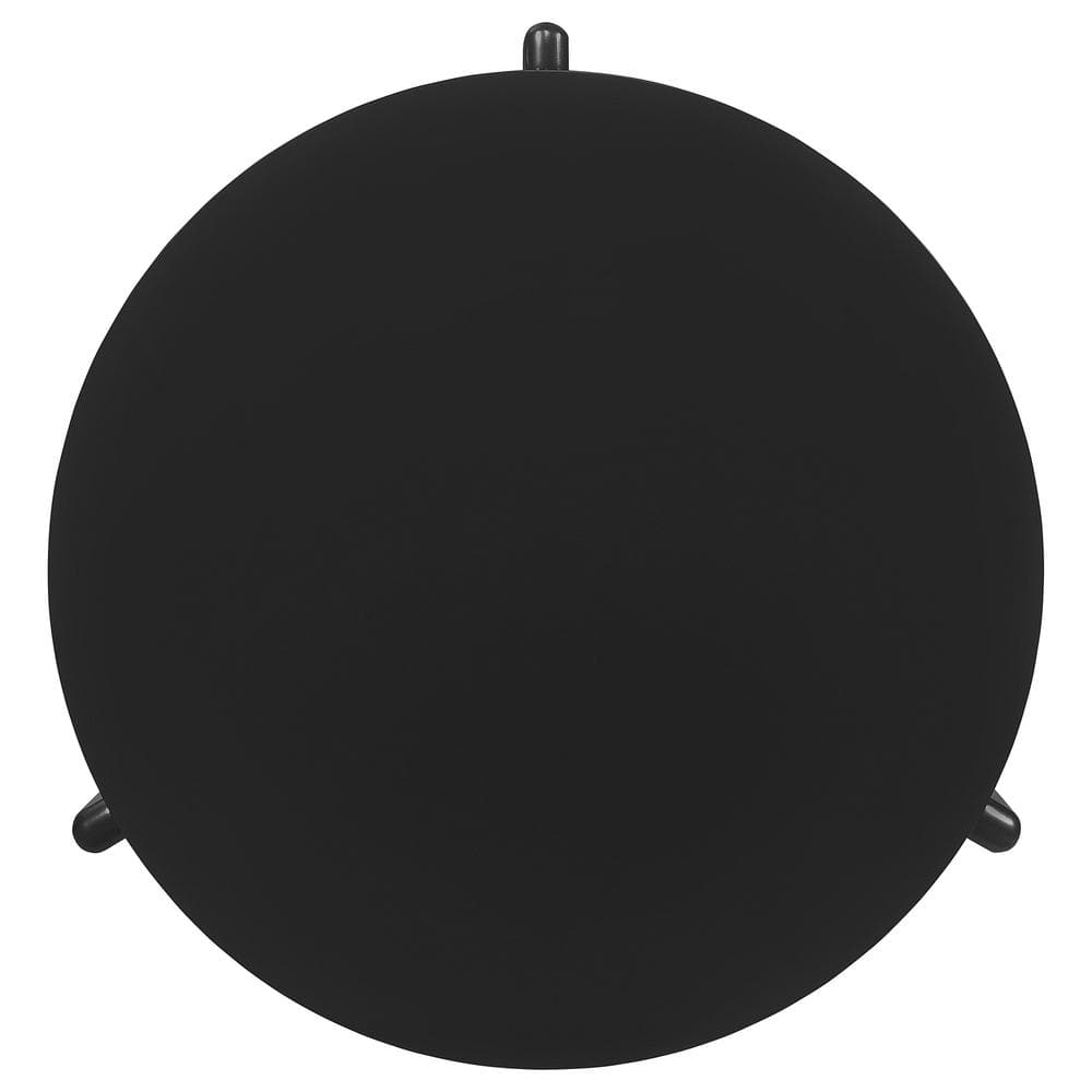 Cordova Round Black Solid Wood Coffee Table