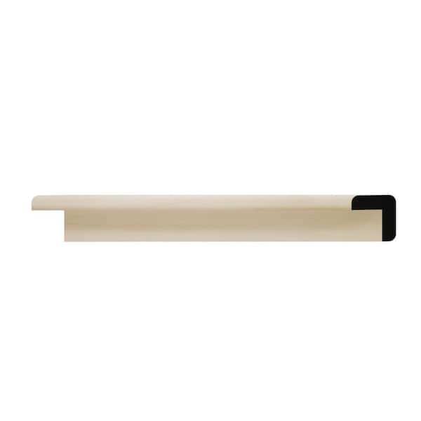 Ekena Millwork WM206 0.75 in. D x 0.75 in. W x 6 in. L Wood (Poplar) Chair Rail Sample