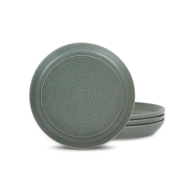 Elio 4-Piece Green Stoneware Full Set (Service for 4)