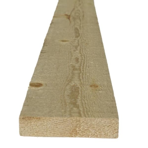 Unbranded 1 in. x 4 in. x 12 ft. Pine Resawn S1S2E Trim