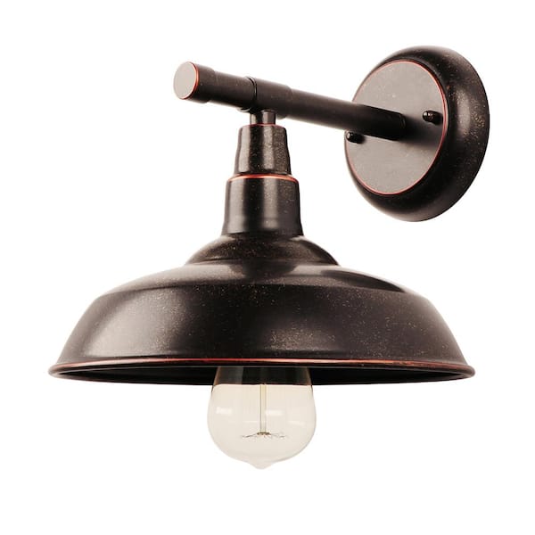 Unbranded Ariya 1-Light Oil Rubbed Bronze Wall Sconce with Dimmable