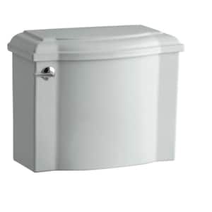 Devonshire 1.28 GPF Single Flush Toilet Tank Only with AquaPiston Flush Technology in Ice Grey