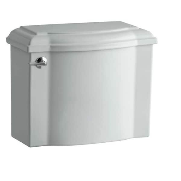 KOHLER Devonshire 1.28 GPF Single Flush Toilet Tank Only with AquaPiston Flush Technology in Ice Grey