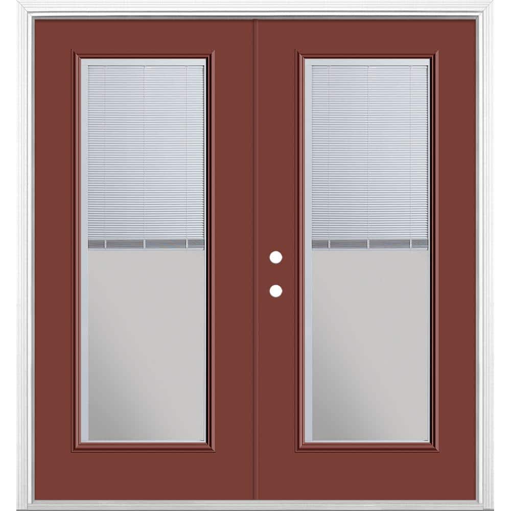 Have a question about Masonite 72 in. x 80 in. Red Bluff Steel Prehung