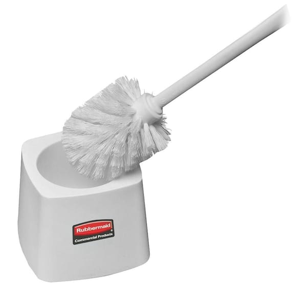 5 in. Plastic Toilet Bowl Brush Holder
