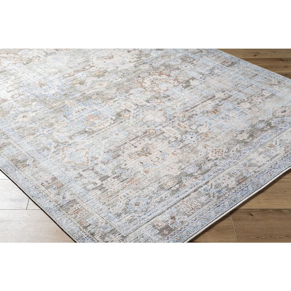 Marlon MLO-2312 9 ft. x 12 ft. Brown Machine Woven Area Rug