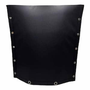 17 in. x 20 in. Black Outdoor Freeze Protection Insulated Cover Faucet Cover Pipe Cover Water Pipe Frost Cover