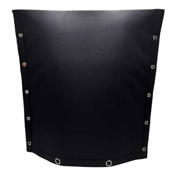 17 in. x 20 in. Outdoor Black Water Pipe Frost Cover