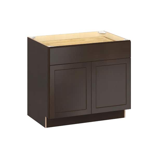 Emerson Cocoa ADA Base Ready to Assemble Kitchen Cabinet (36 in. W x 32.5 in. H x 24-in. D)