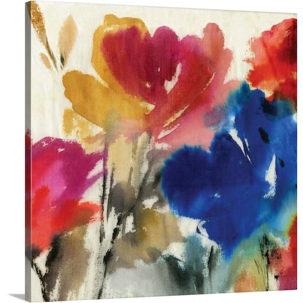 "Watercolour Florals I Mini" by Asia Jensen Canvas Wall Art