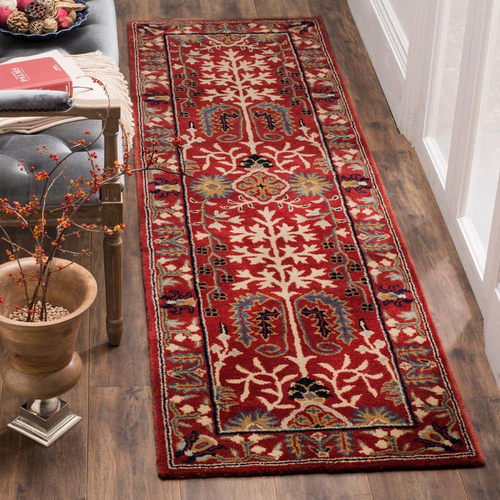 Antiquity 2 ft. x 10 ft. Red/Multi Traditional Medallion Runner Rug price history on PriceWatchPro
