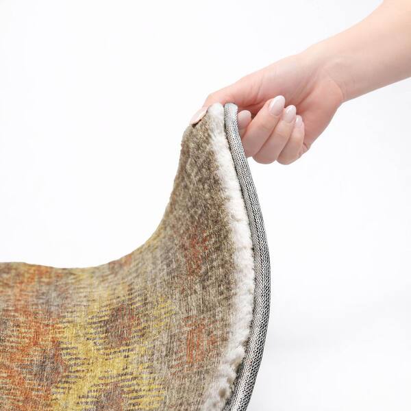 Dream Shag Premium Machine Washable Abstract ADS80 Canyon 2 ft. x 3 ft. Accent Rug