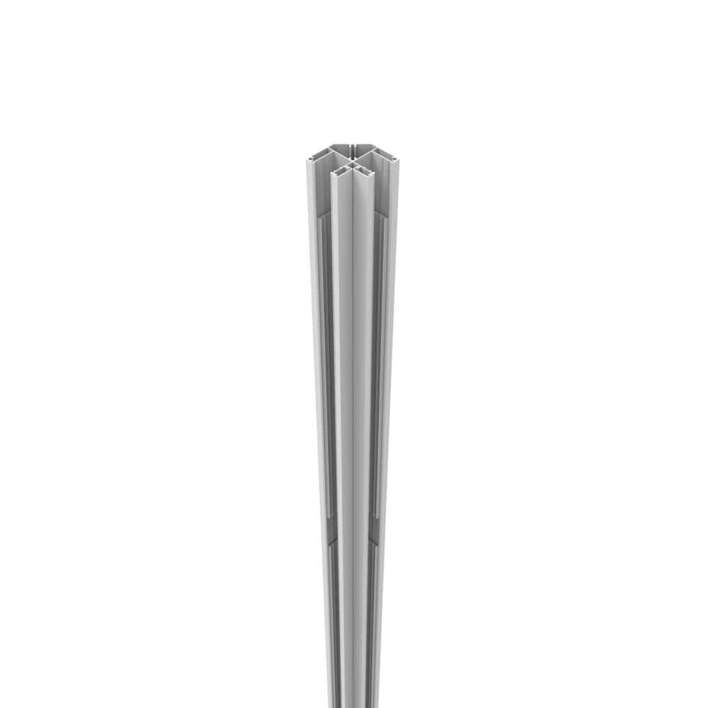 Barrette Outdoor Living 42 in. White Corner Surface Mount Post