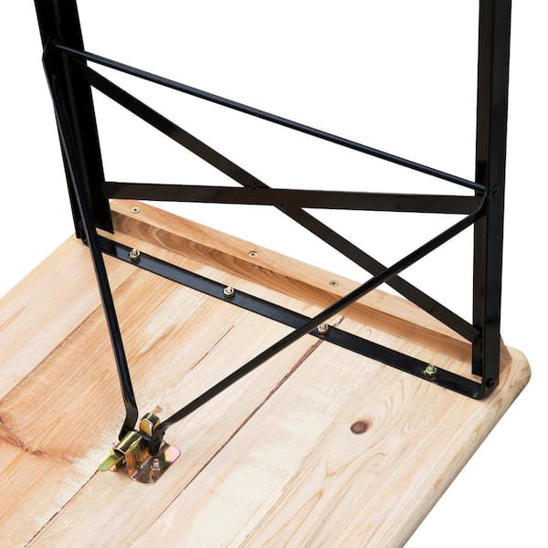  Peak - カネゴン　HangOut Apero Wood Table HIGH Durango Distressed Wood Dining Table – Walker Edison