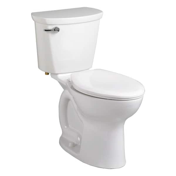 American Standard Cadet PRO 2-Piece 1.28 GPF Single Flush Chair Height Elongated Toilet with 10 in. Rough-In in White