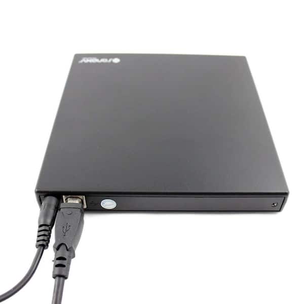 SANOXY Portable USB 2.0 Slim External DVD ROM Combo SNX-CD-DVD-COMBO-BK - The Home Depot