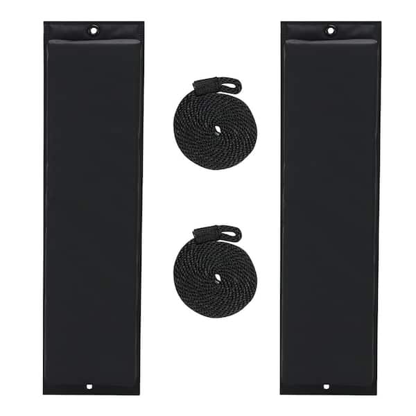 Extreme Max BoatTector 26 in. Flat Fender Value Pack in Black