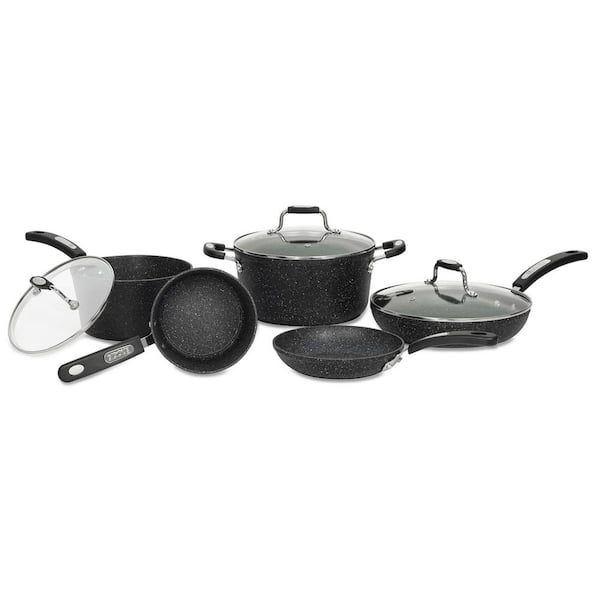 Terra Collection 8 Piece Nonstick Cookware Set with Bakelite Handles