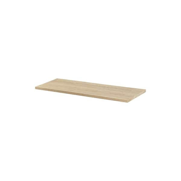 Dolle LITE FEELWOOD 31.5 in. W x 11.8 in. D x 0.75 in. Oak Sand ...