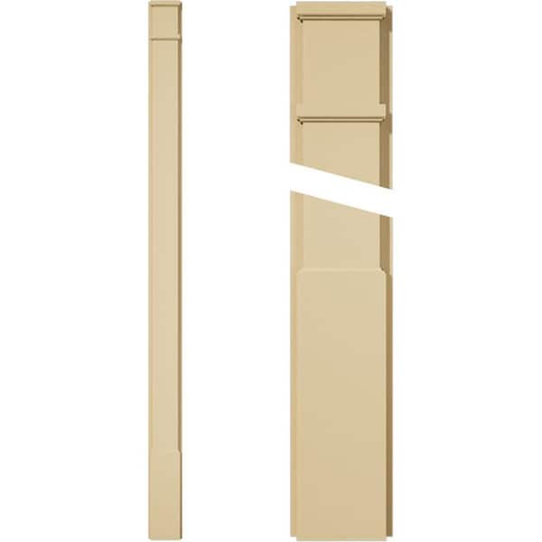 Ekena Millwork 2 in. D x 6 in. W x 96 in. L Primed Polyurethane Pilaster 1-Pack