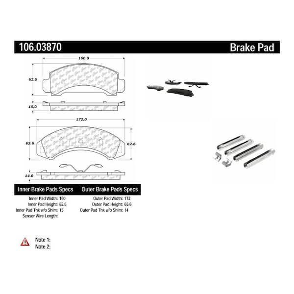 Centric Parts Disc Brake Pad Set