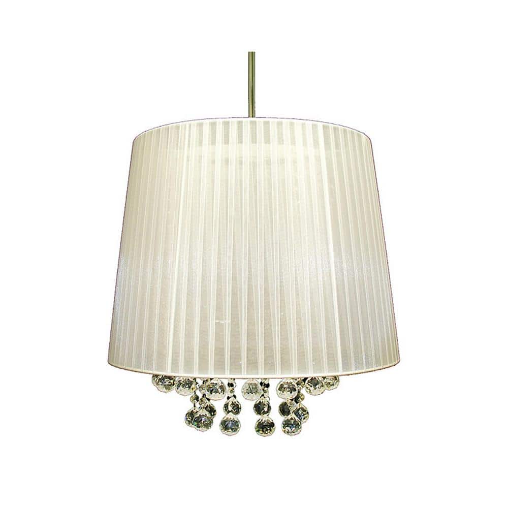 Dylan 19 in. 3-Light Indoor White Finish Pendant Lamp with Light Kit price history on PriceWatchPro