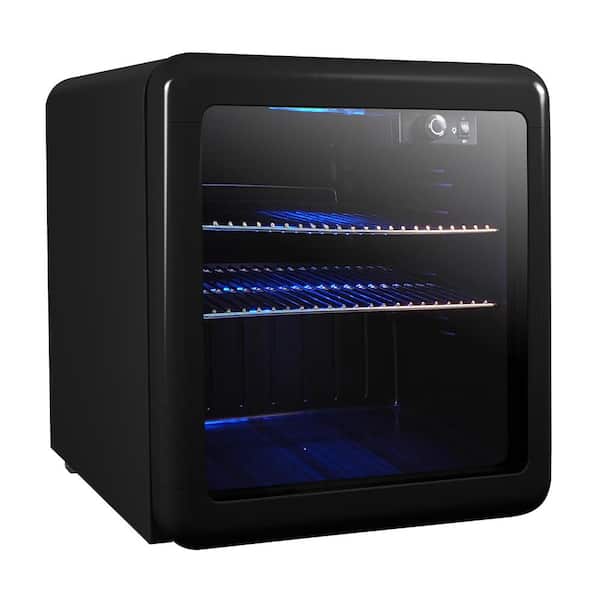 1.7 cu. ft. Retro Mini Beverage Cooler in Black