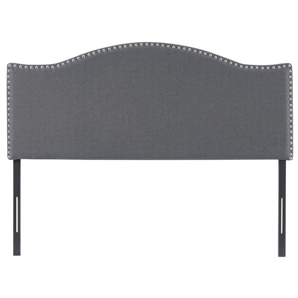 MAYKOOSH Upholstered Button Tufted Bed Headboard, Height Adjustable ...