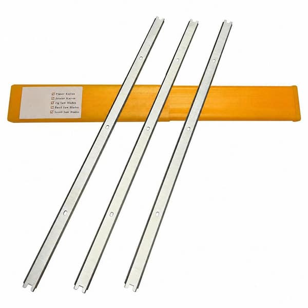13 in. High Speed Steel Planer Blades with Double Edges for Ridgid R4331 R4330 Planer for AC20502 3-Pack