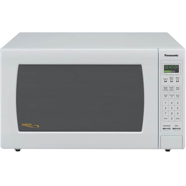 Panasonic Full-Size 1.6 cu. ft. 1250 Watt Microwave Oven in White