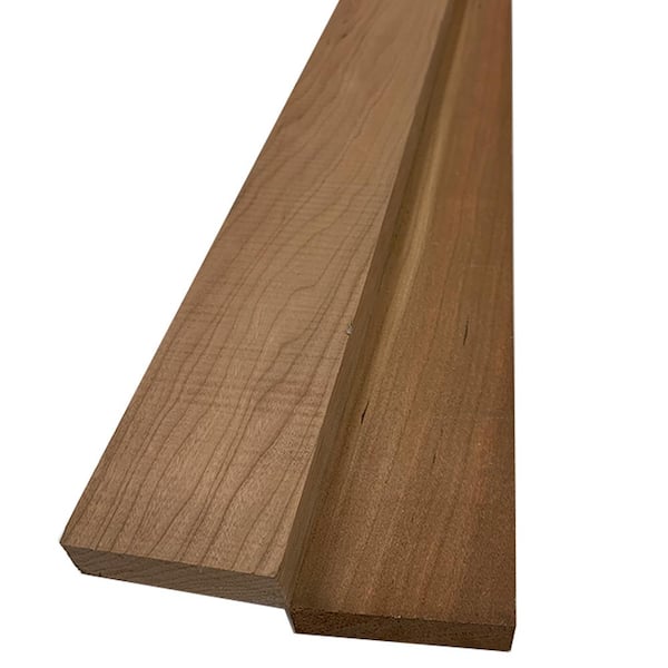 Swaner Hardwood 1 in. x 3 in. x 8 ft. Cherry S4S Board (4-Pack)