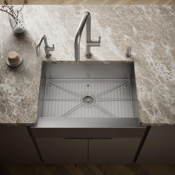 KOHLER Vault Undermount Farmhouse Apron Front Stainless Steel 30