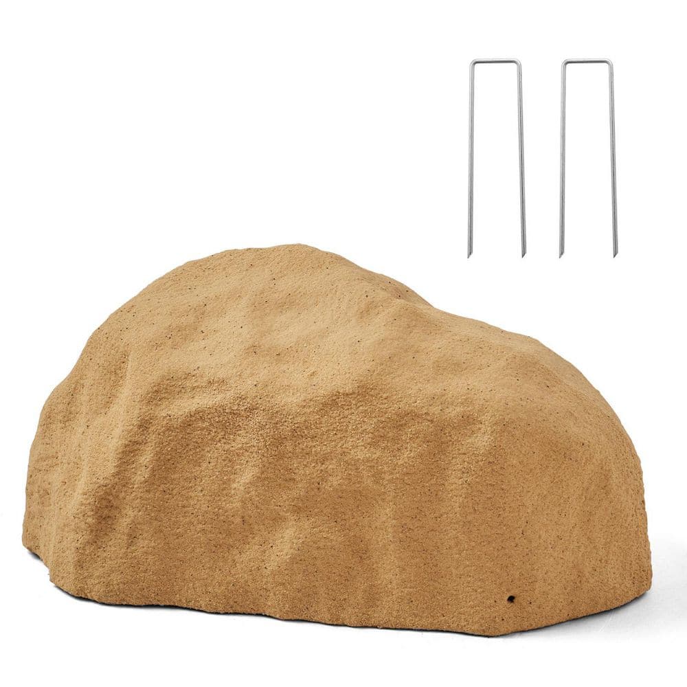 Faux Rock Cover, Outdoor Fake Rock Well Pump Cover, Realistic Natural Texture, Lightweight, Sand Yellow, Small Size price history on PriceWatchPro