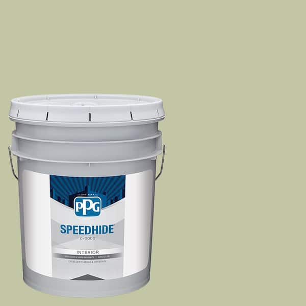 5 gal. PPG1115-4 Sage Splendor Satin Interior Paint